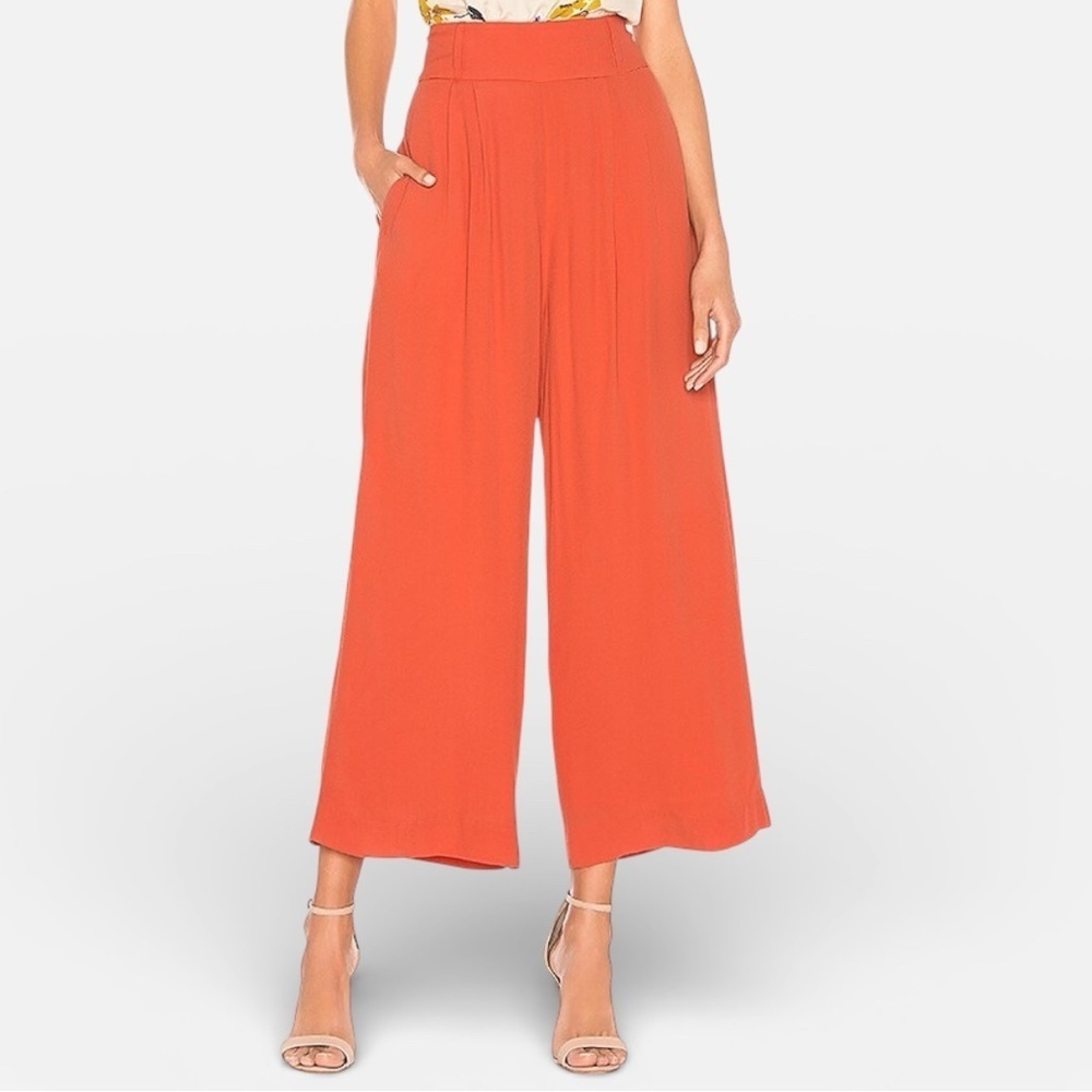 CAPULET LUCY PANT IN PAPAYA ORANGE WIDE LEG XSMALL Casual Dress Flowy Beach